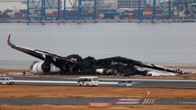 The textbook evacuation from japan jet inferno