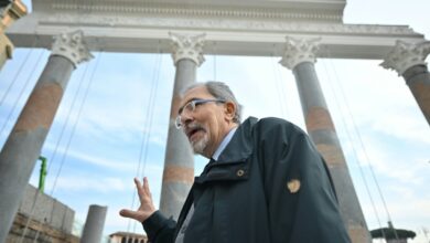 Rome restores towering colonnade of trajan s basilica