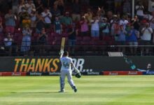 Elgar bows out on low note as indians get him out twice in a day