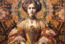 Gustav klimt bloch bauer adele canvas painted portrait paintings hand gold quality high