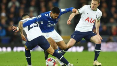 Everton strike late to deny tottenham despite richarlison double