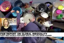 World s top billionaires winners in economy built to redistribute wealth upwards oxfam expert says