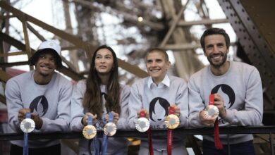 Paris olympics medals to contain piece of eiffel tower