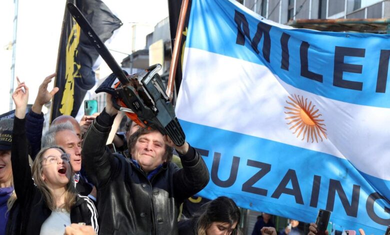 Protests in argentina as lawmakers debate milei s sweeping reform bill