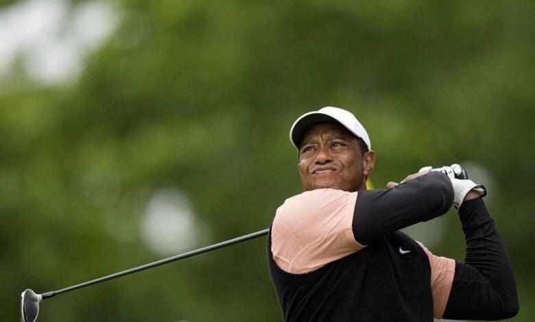 Woods inconsistent in pga return as cantlay leads at riviera