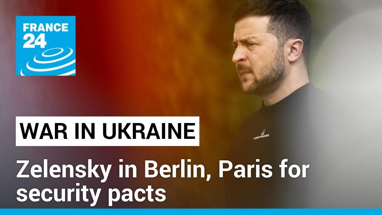 Ukraine s zelensky to sign security pacts with germany france