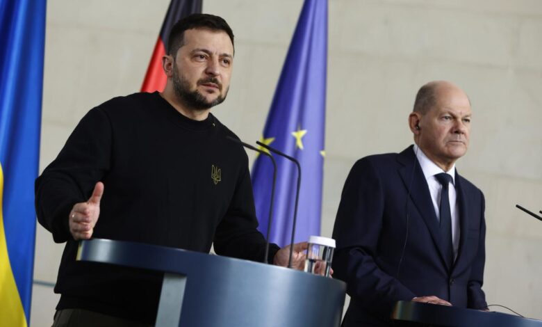 Ukraine s zelensky to sign security pacts with germany france