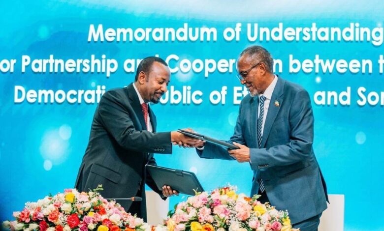 Ethiopia somaliland agree deal on port access