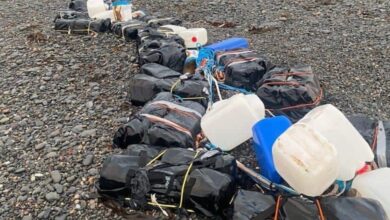 Bag of cocaine washes up near mystery trinidad shipwreck