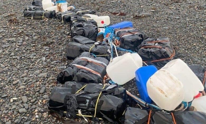 Bag of cocaine washes up near mystery trinidad shipwreck