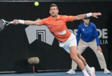 Dominant djokovic sweeps into australian open quarters