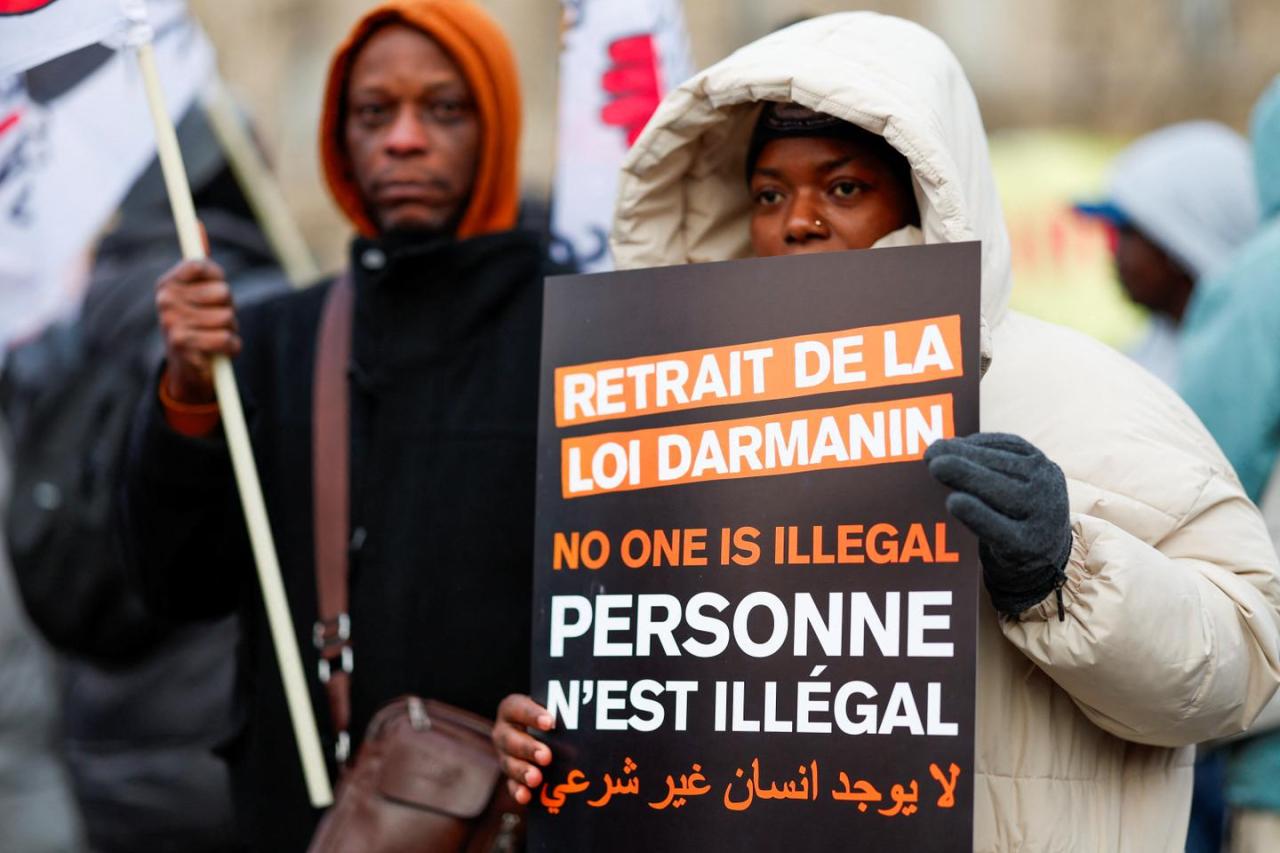 French immigration law what are the measures deemed unconstitutional