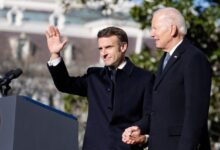 Rise above division macron seeks to reimpose the grandeur of the state and re enchant politics