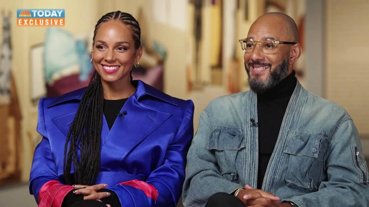 We are here giants of music alicia keys and swizz beatz curate ny mega show
