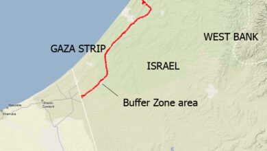 Israel is building a buffer zone along the gaza strip what we know