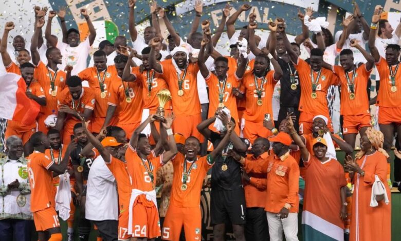 Jubilant fans take to streets to celebrate ivory coast s afcon victory