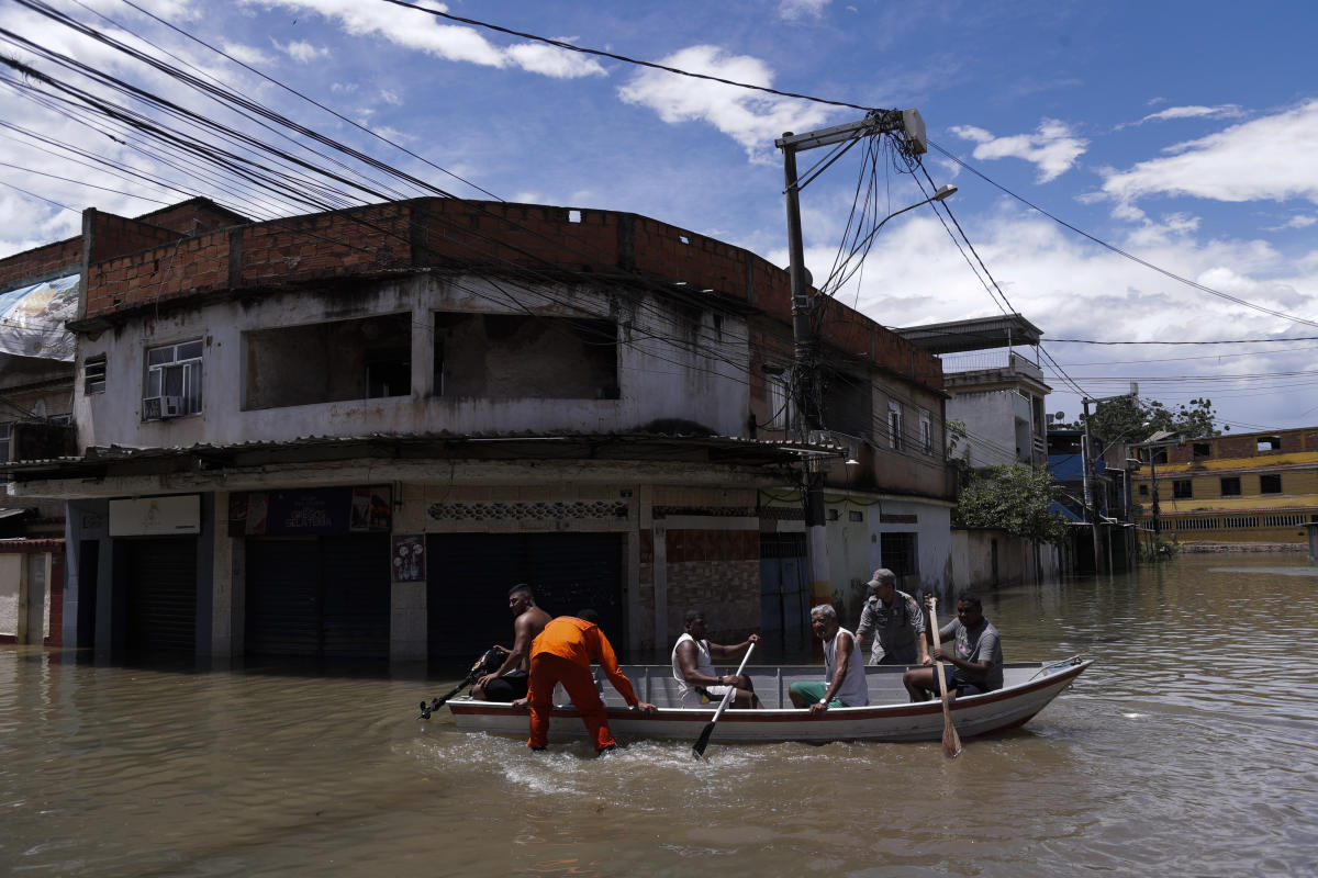 Brazil s rio de janeiro state confronts flood damage after heavy rain kills at least 12