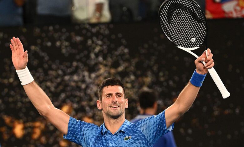 Djokovic outlasts fritz to reach 11th australian open semi