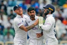 Excellent bashir takes four wickets to put england on top