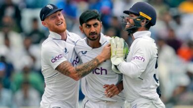 Excellent bashir takes four wickets to put england on top