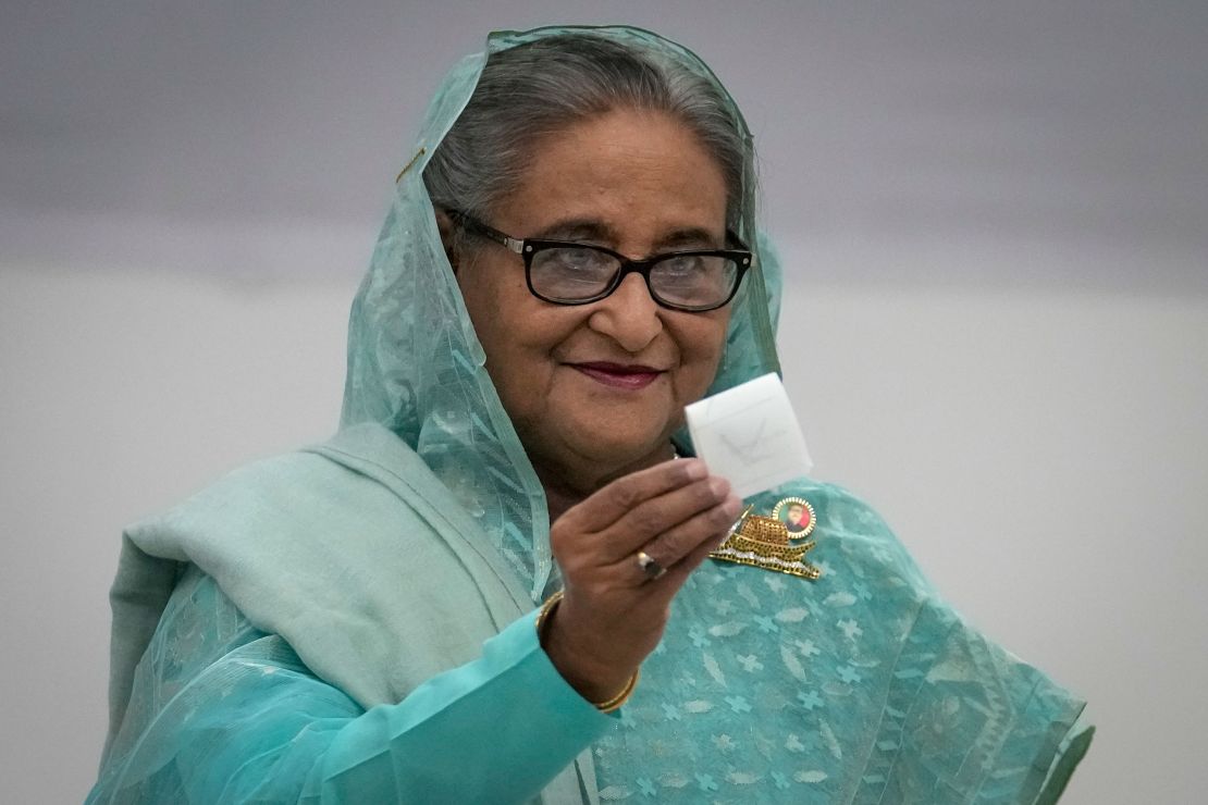 Bangladesh s hasina wins re election after polls without opposition