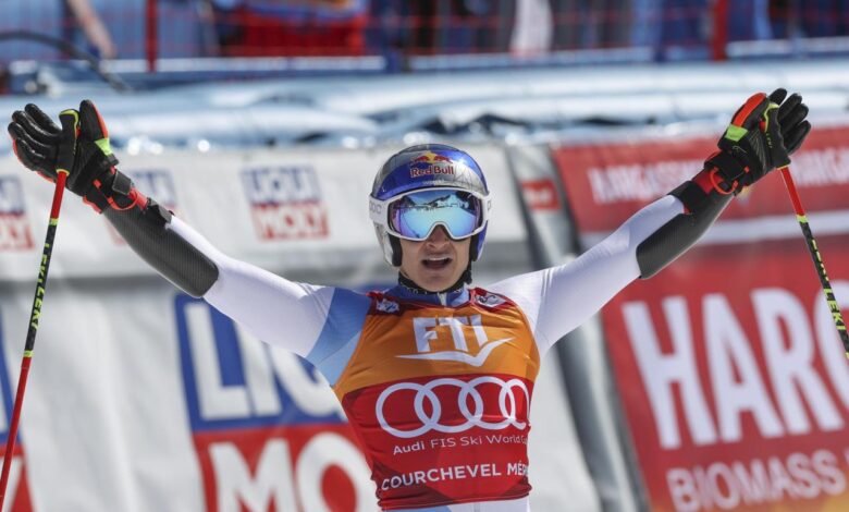 Odermatt wins career first world cup downhill in wengen