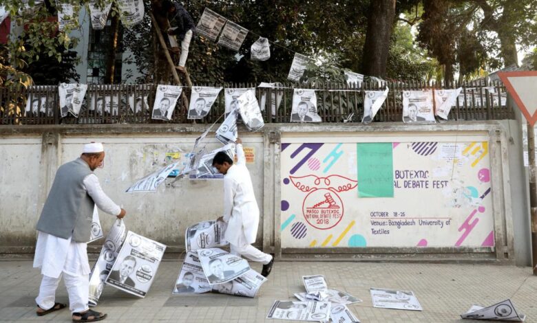 Bangladesh votes in election without opposition