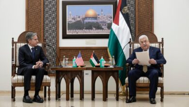 Blinken tells abbas us backs tangible steps for palestinian state