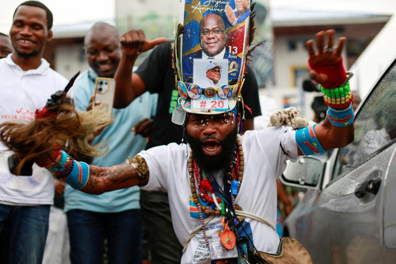 Dr congo s tshisekedi wins second term in landslide victory