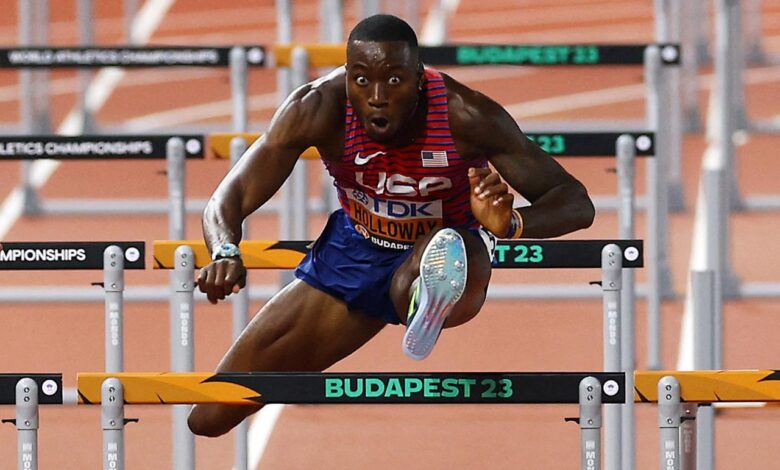 World women s 60m hurdles men s 2 mile marks fall at millrose