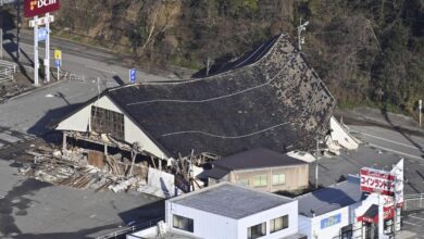 Helpless japan earthquake shatters new year calm