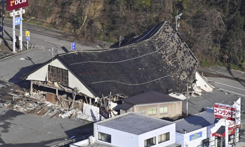 Helpless japan earthquake shatters new year calm