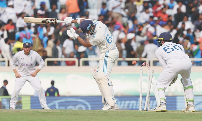 Excellent bashir takes four wickets to put england on top