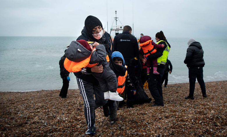 Four migrants die after trying to cross channel to uk