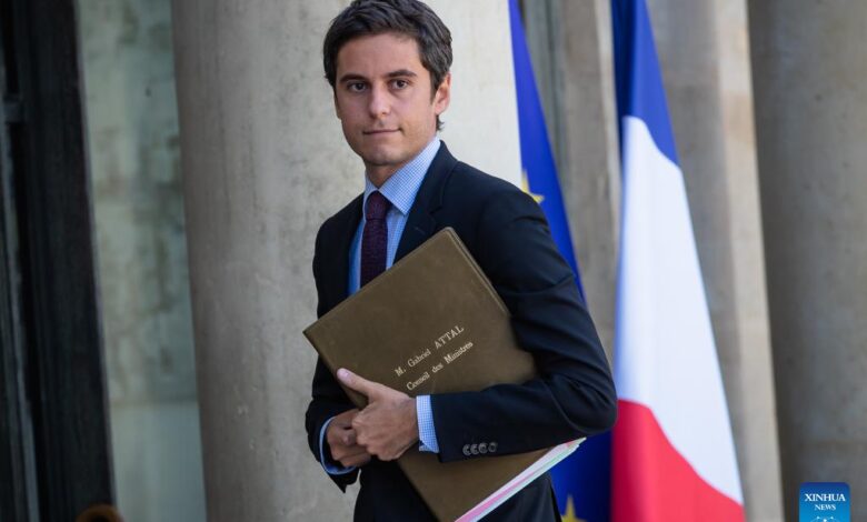 Gabriel attal the mini macron at helm of french government