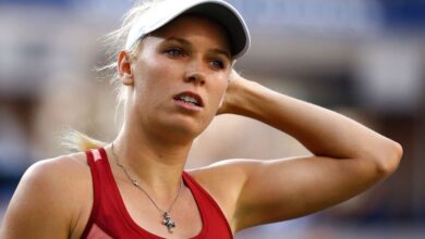 Wozniacki crumbles against russian qualifier at australian open