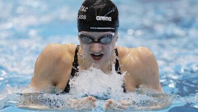 Douglass wins 200m breaststroke in american record at knoxville pro swim