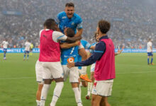 Nine man monaco draw in battle at marseille