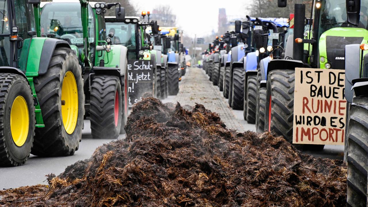 Farmers protest across europe against fuel taxes eu regulations