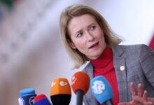Russia puts estonian prime minister kallas on a wanted list