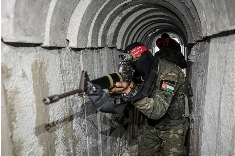 Israel army says flooding gaza tunnels to halt hamas attacks