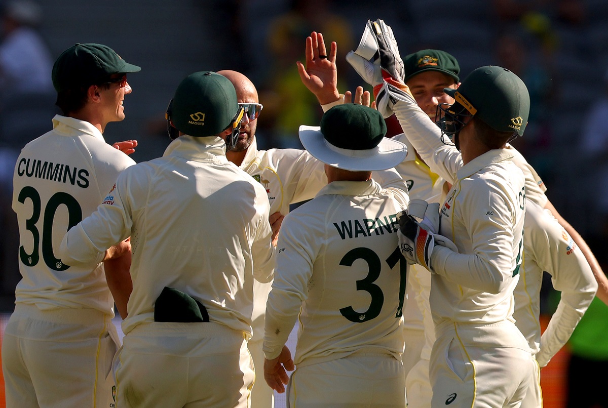 Australia strike late to claim slight advantage over west indies