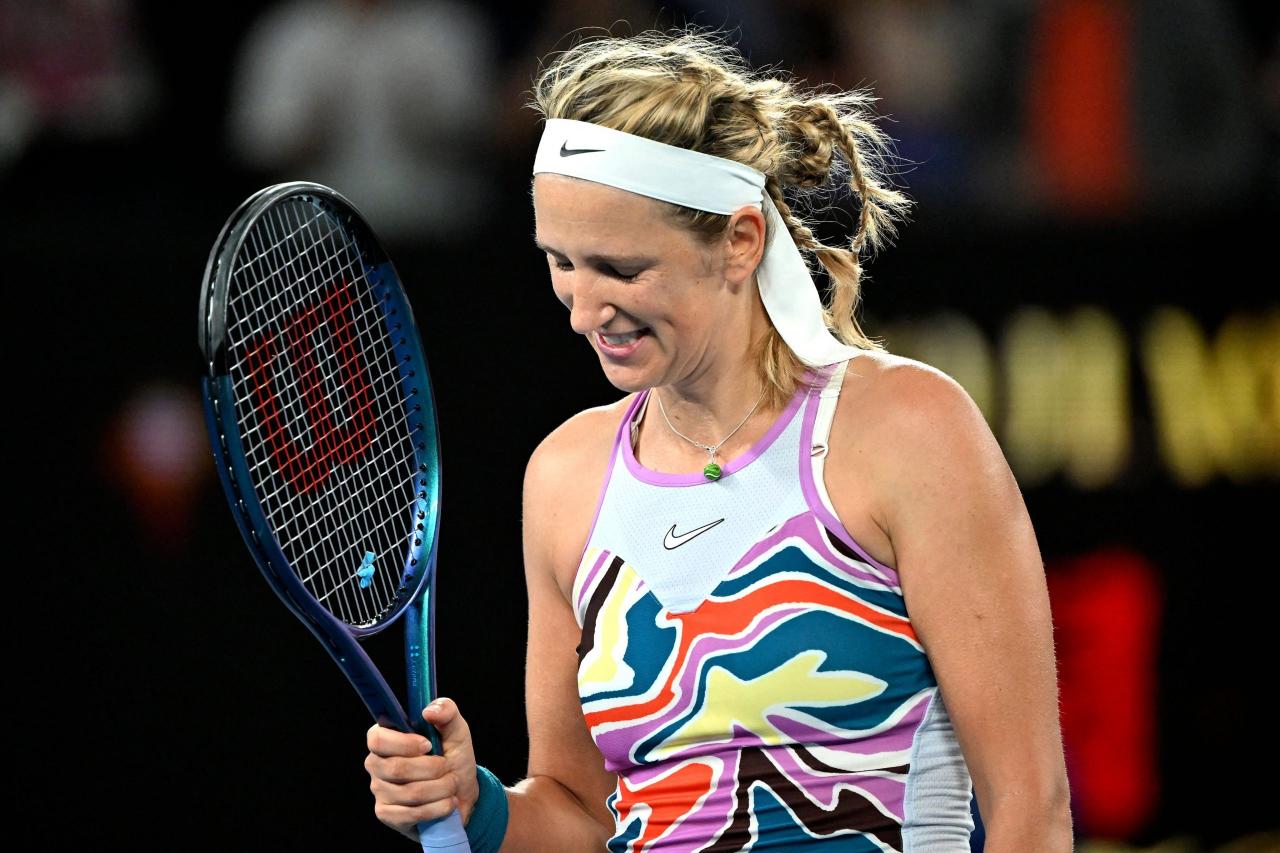 Azarenka thriving on the challenge at australian open