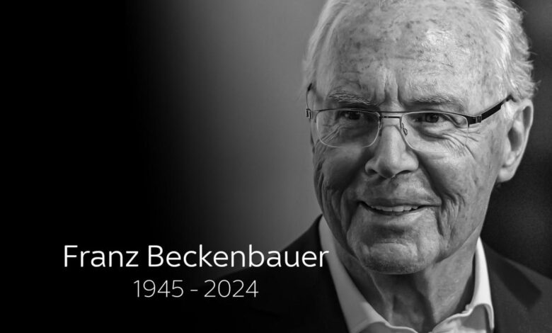 German football mourns sublime beckenbauer