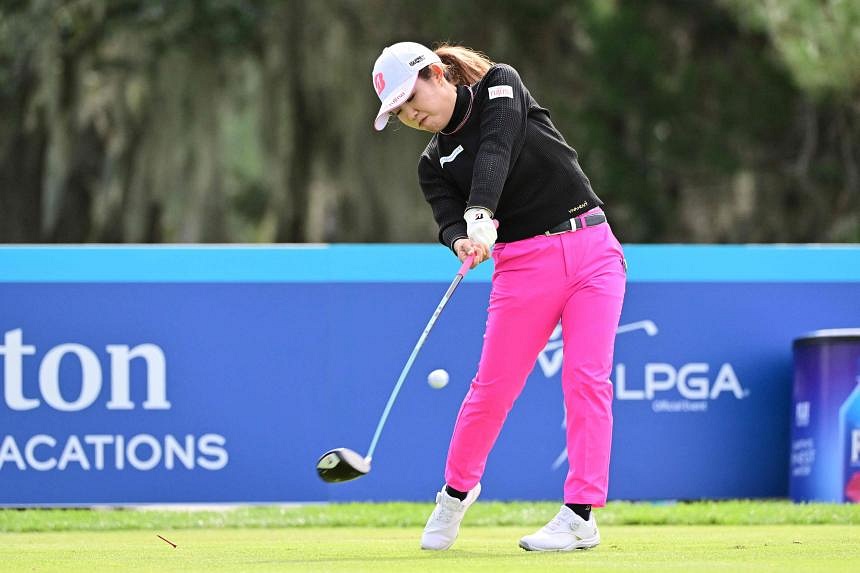 Japan s furue fires 65 to lead lpga tournament of champions