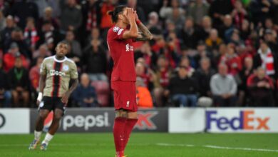 Jota nunez step into salah s shoes to send liverpool five points clear