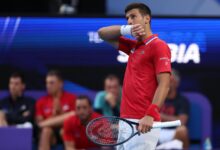 Djokovic wrist injury dooms serbia to australia defeat