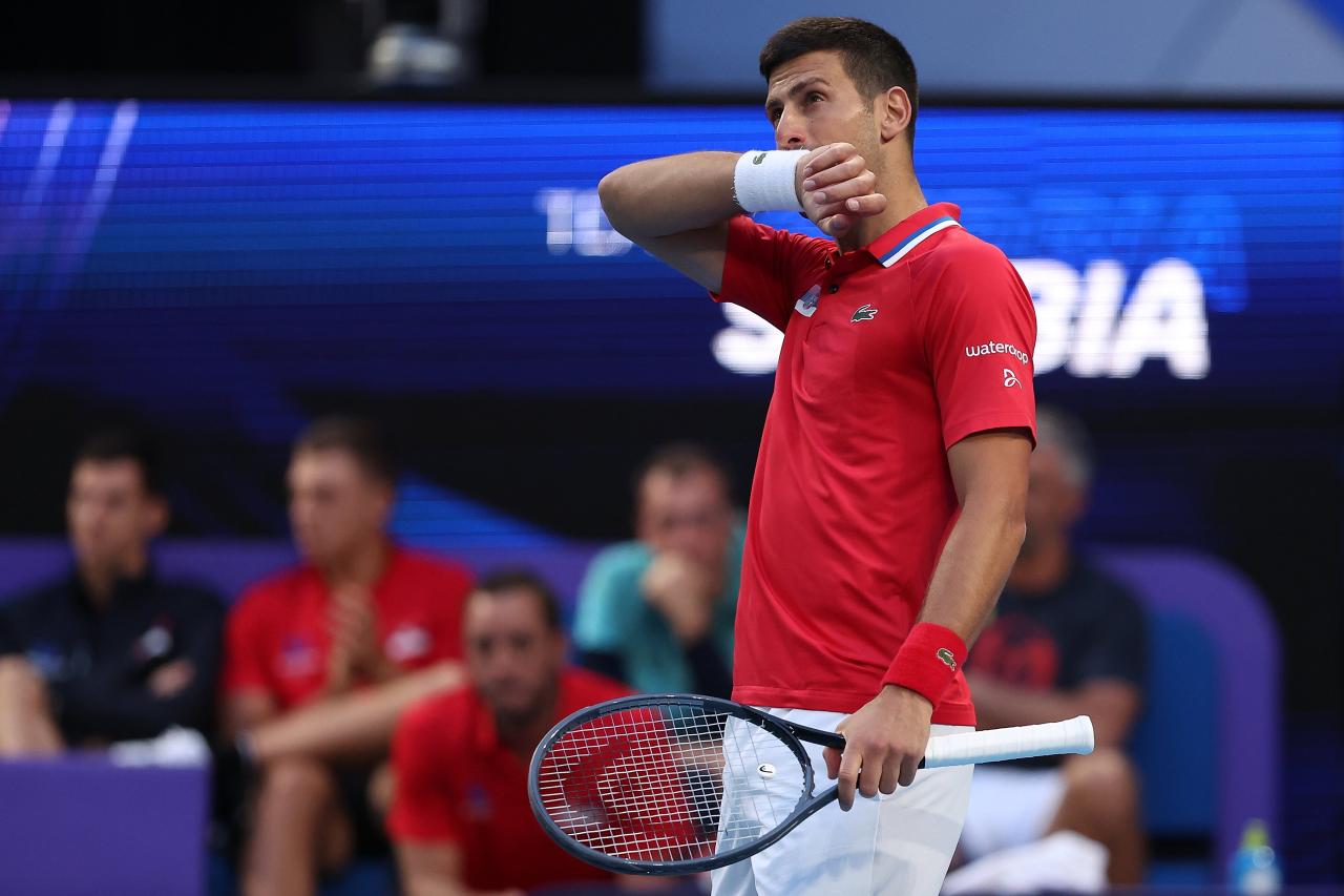 Djokovic wrist injury dooms serbia to australia defeat