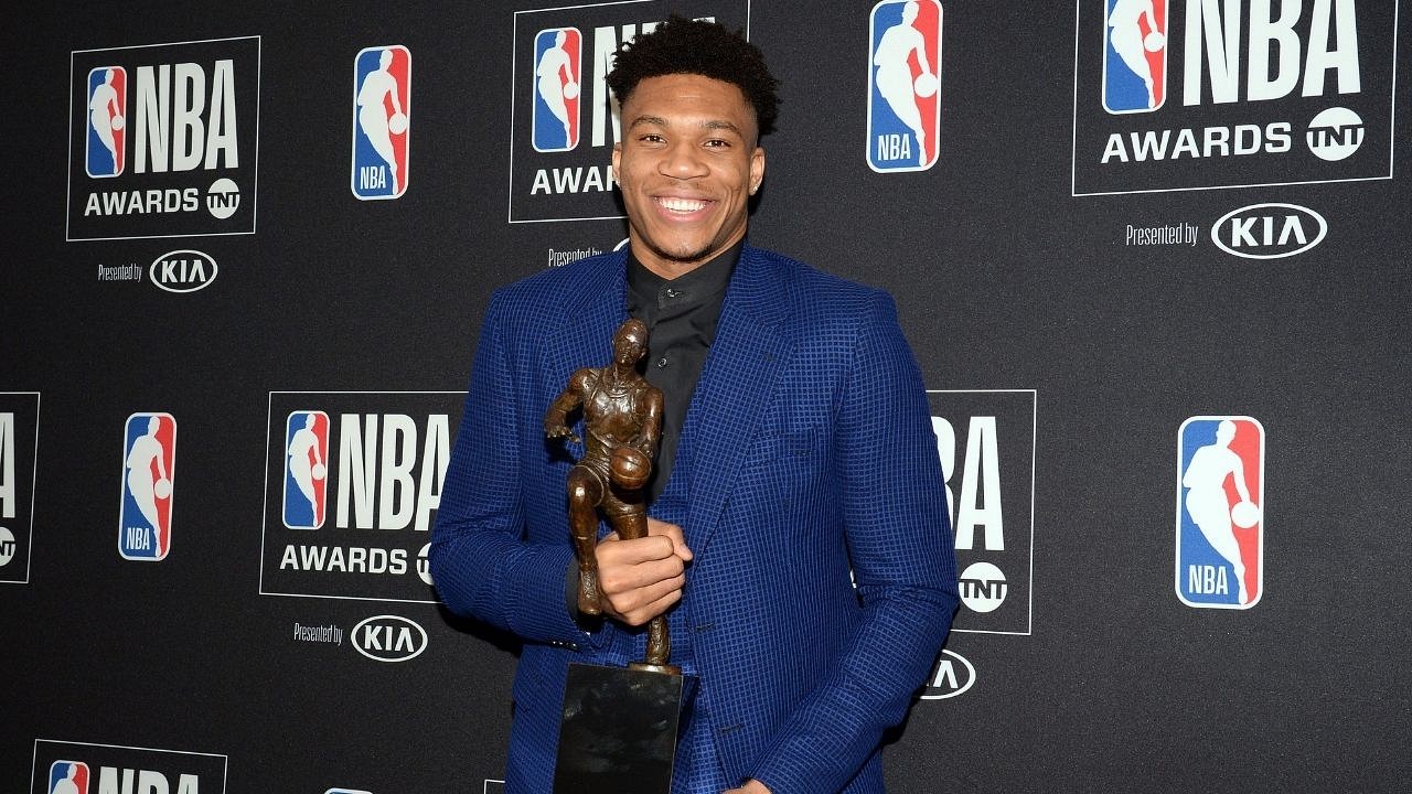 Giannis antetokounmpo mvp nba won award his beats lebron james second has joins reigning consecutive 2nd said