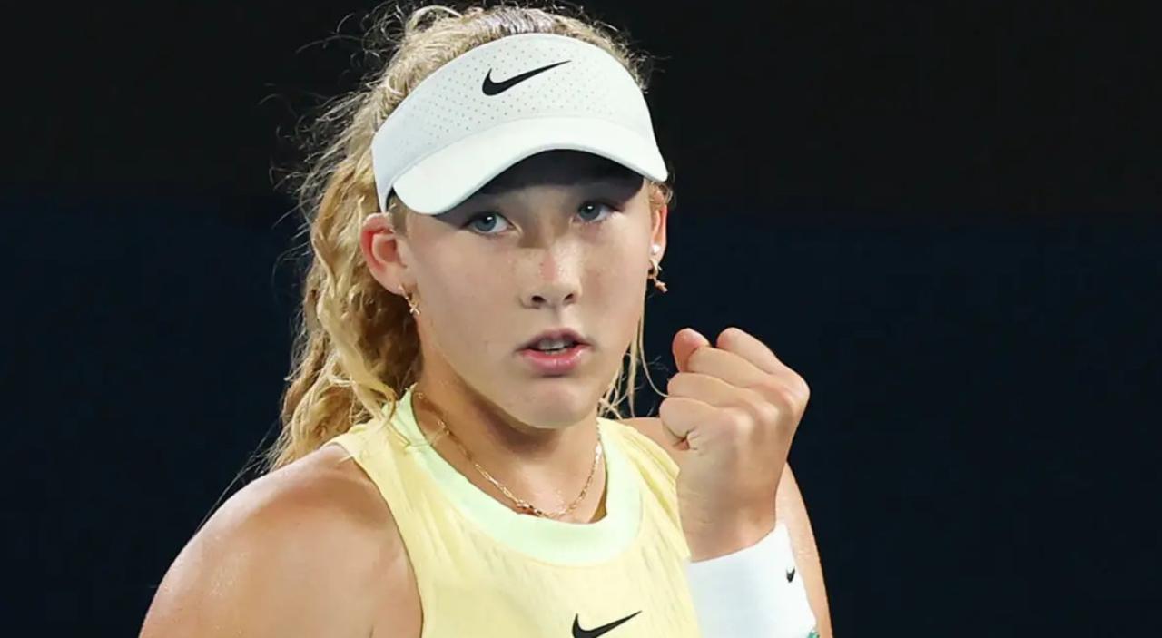 Amazing 16 year old andreeva thrashes sixth seed jabeur at australian open